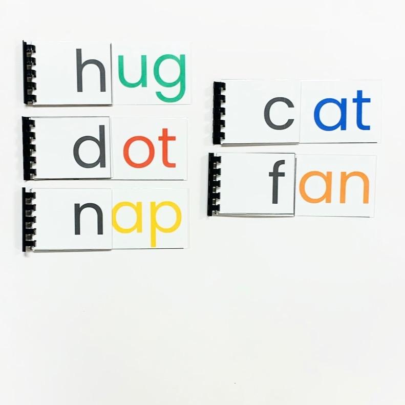 read-rhyme-flip-books-crazy-beautiful-homeschool for Cvc Flip Book Printable Free Read & Rhyme flip books – Crazy Beautiful Homeschool for Cvc Flip Book Printable Free